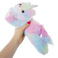 caticorn 12in stuffed animal - white