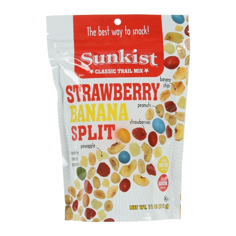 sunkist® strawberry banana split trail mix 11oz
