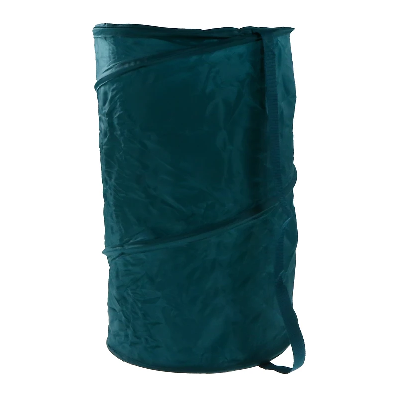 pop-open spiral hamper 15in x 25in - light blue