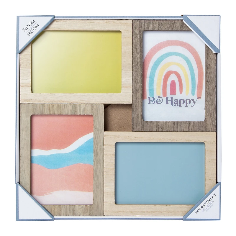 photo frame collage hanging wall art 10in x 10in