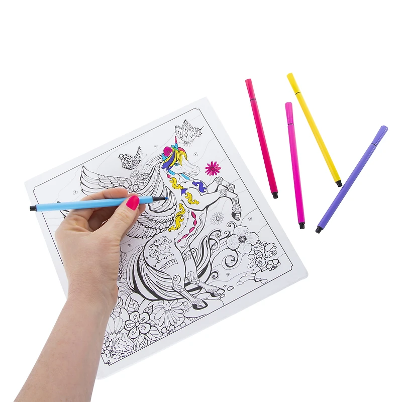 canvas with marker 10in x 10in