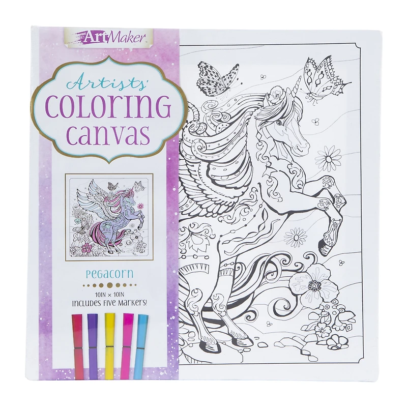 canvas with marker 10in x 10in