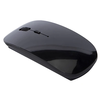 slim wireless mouse - black