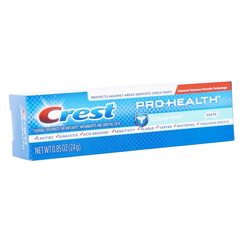 crest® pro-health™ clean mint toothpaste 0.85oz travel size