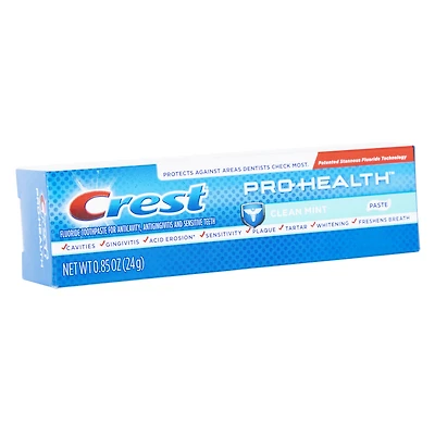 crest® pro-health™ clean mint toothpaste 0.85oz travel size