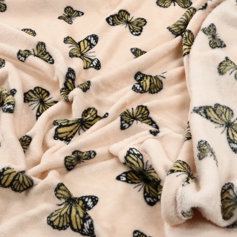 cozy printed blanket 50in x 60in