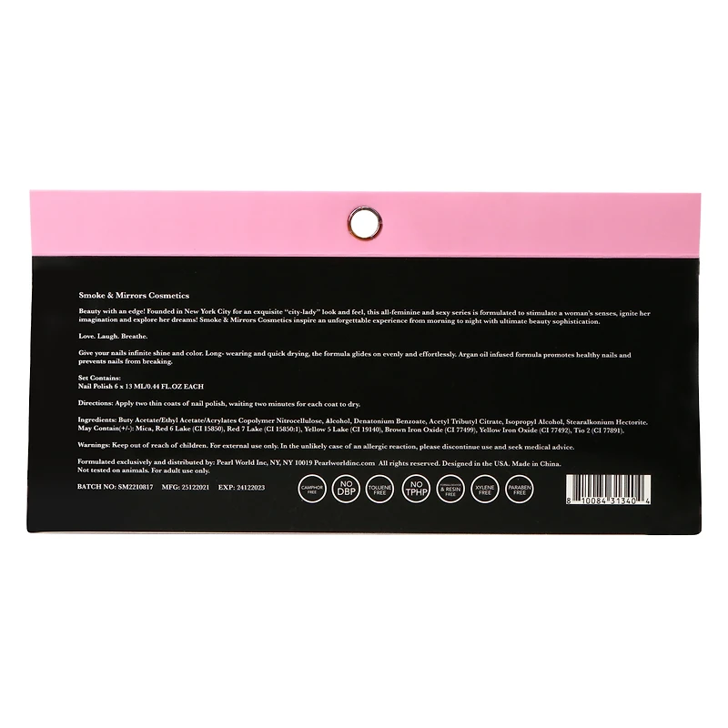 Let's Party' Nail Polish 6-Piece Set