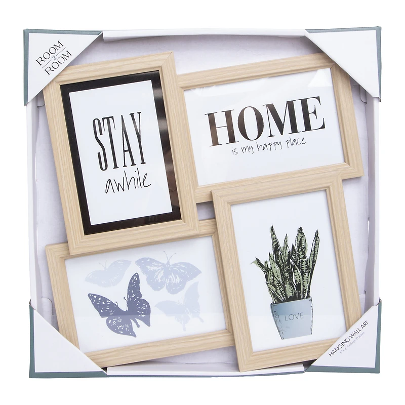 4-in-1 Collage Picture Frame 12.75in