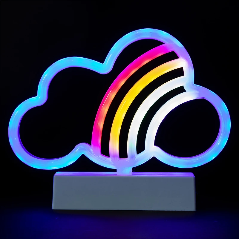 Rainbow Cloud Led Light 8in
