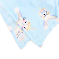 Caticorn Plush Blanket 50in X 60in