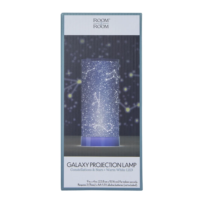 galaxy projection lamp 9in x 4in