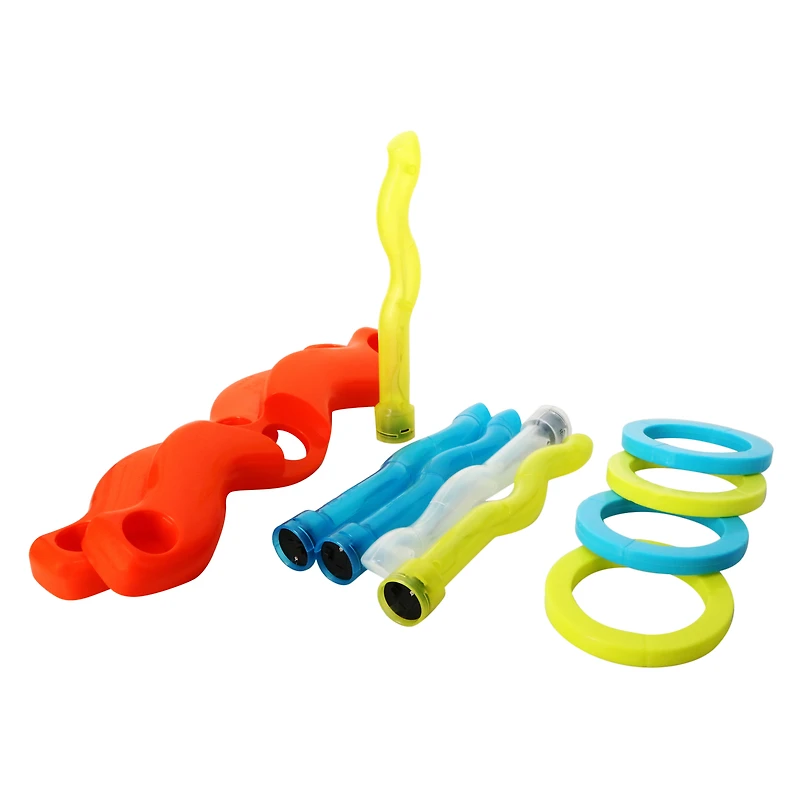 LED light up ring toss game