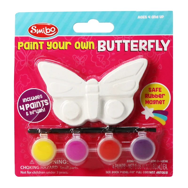 paint your own magnet - butterfly