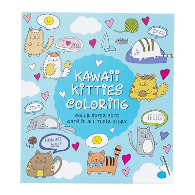 kawaii kitties coloring book