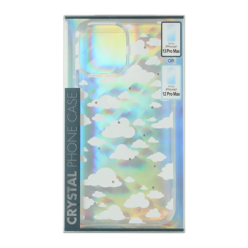 iPhone 13 Pro Max®/12 Max® crystal phone case - clouds
