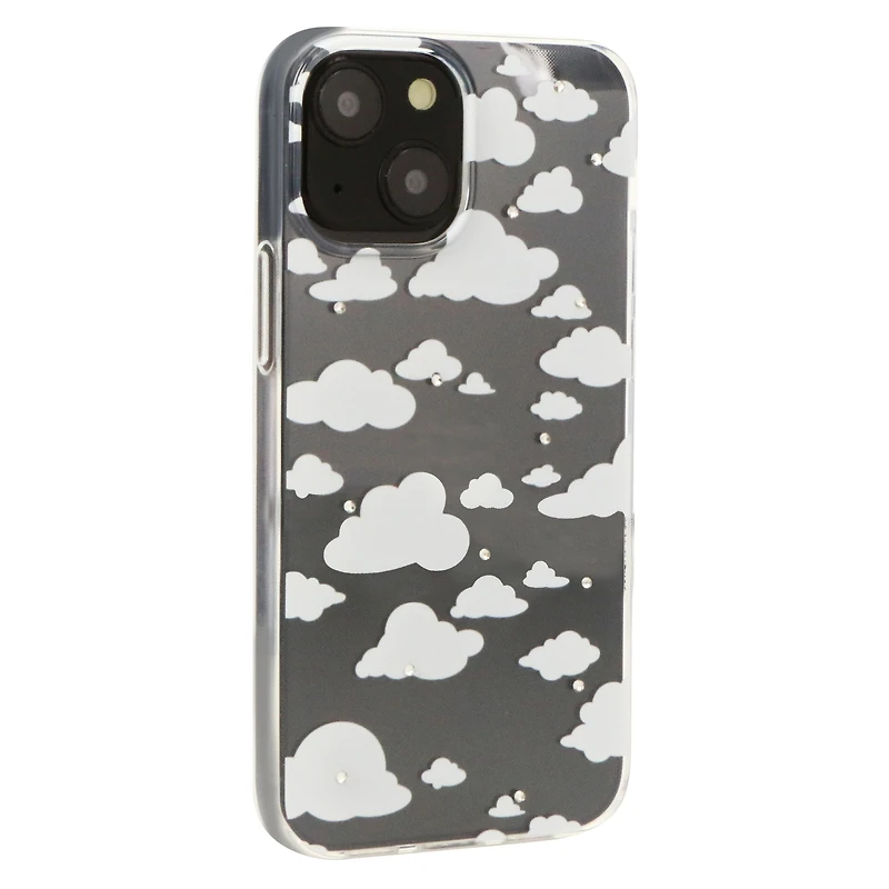 iPhone 13 Mini®/12 Mini® crystal phone case - poppy floral