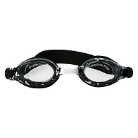 boy's printed swim goggles - black splatter