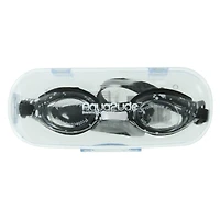 boy's printed swim goggles - black splatter