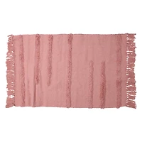 over-tufted rug 2ft x 3ft - pink