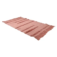 over-tufted rug 2ft x 3ft - pink