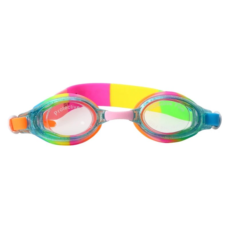 glitter swim goggles