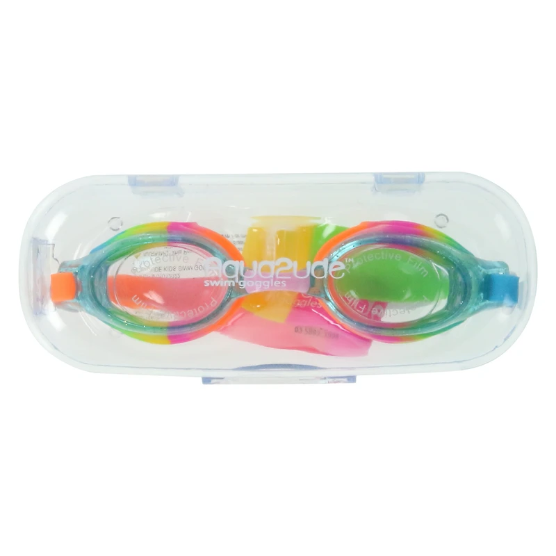 glitter swim goggles