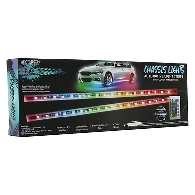 rainbow car chassis light strips set