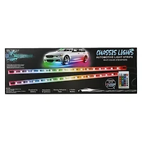 rainbow car chassis light strips set