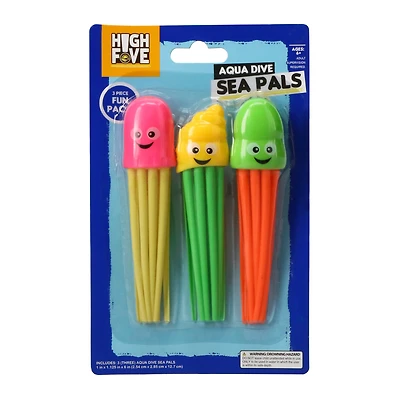 sea pals 3-piece pool dive toy set