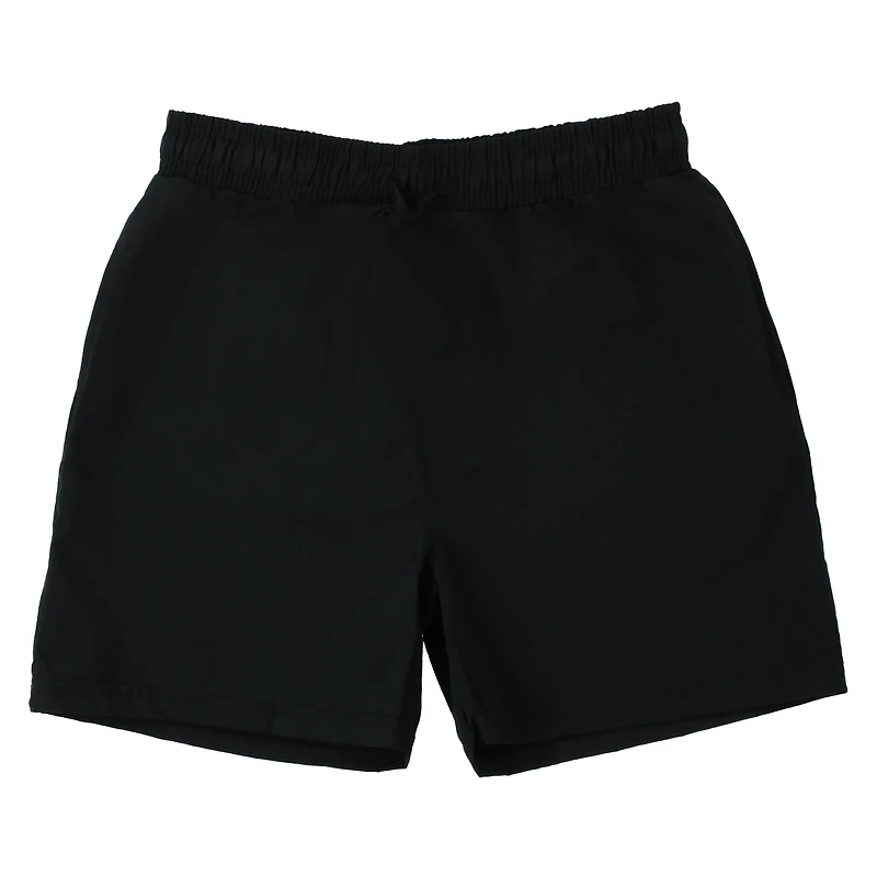 Black Water Repellent Nylon Shorts