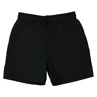 Black Water Repellent Nylon Shorts