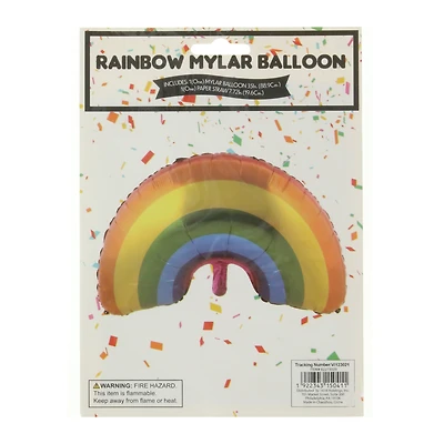 rainbow mylar balloon 35in