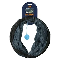 30in cat tunnel toy - grey