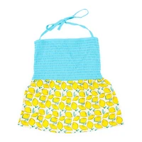 summer pet dress - lemons