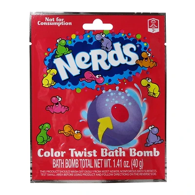 nerds® mystery swirl color twist bath bomb 1.41oz