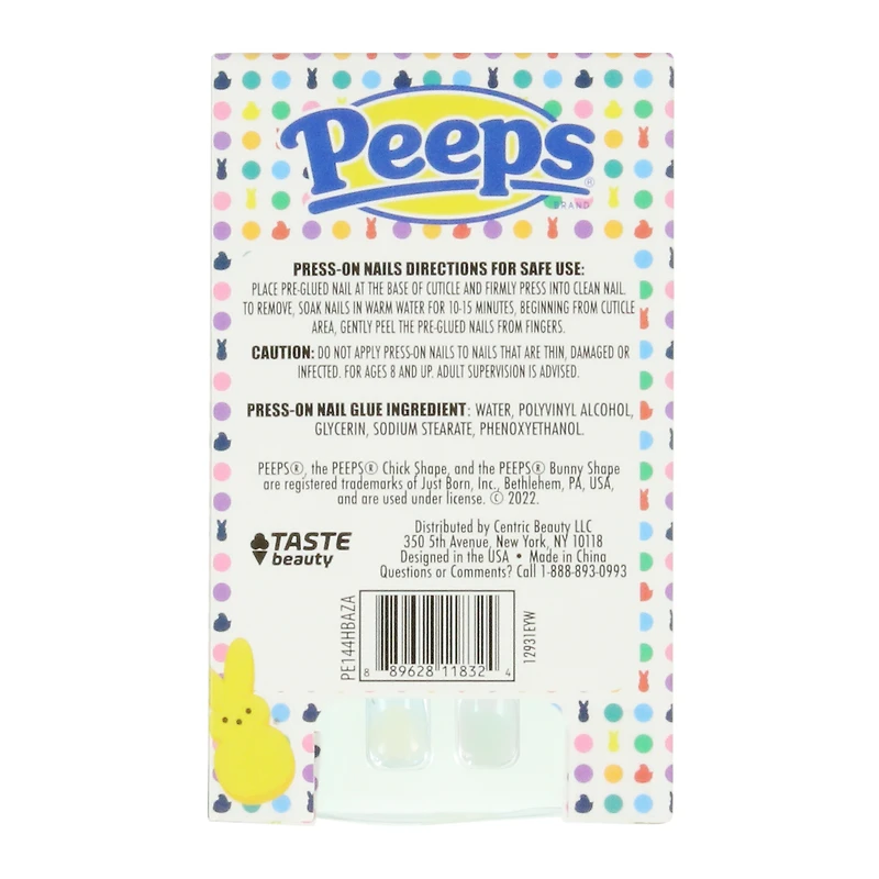 peeps® press-on nails 18-count