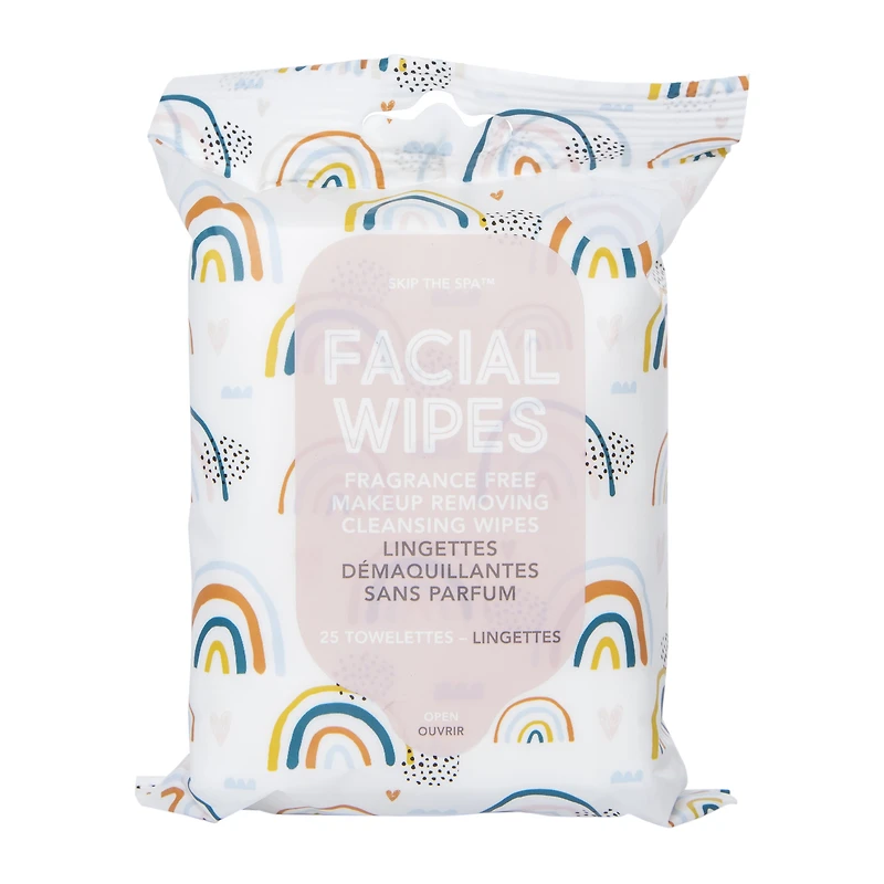 fragrance-free makeup remover face wipes 25-count