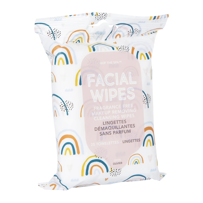 fragrance-free makeup remover face wipes 25-count