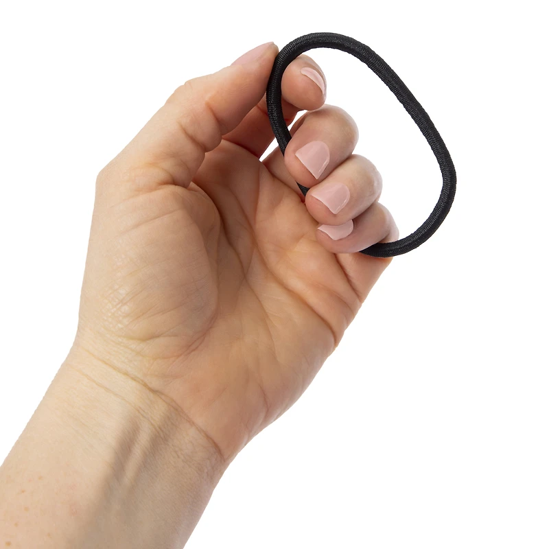 Clasp Free® Thick Hair Elastics Black 20-Count