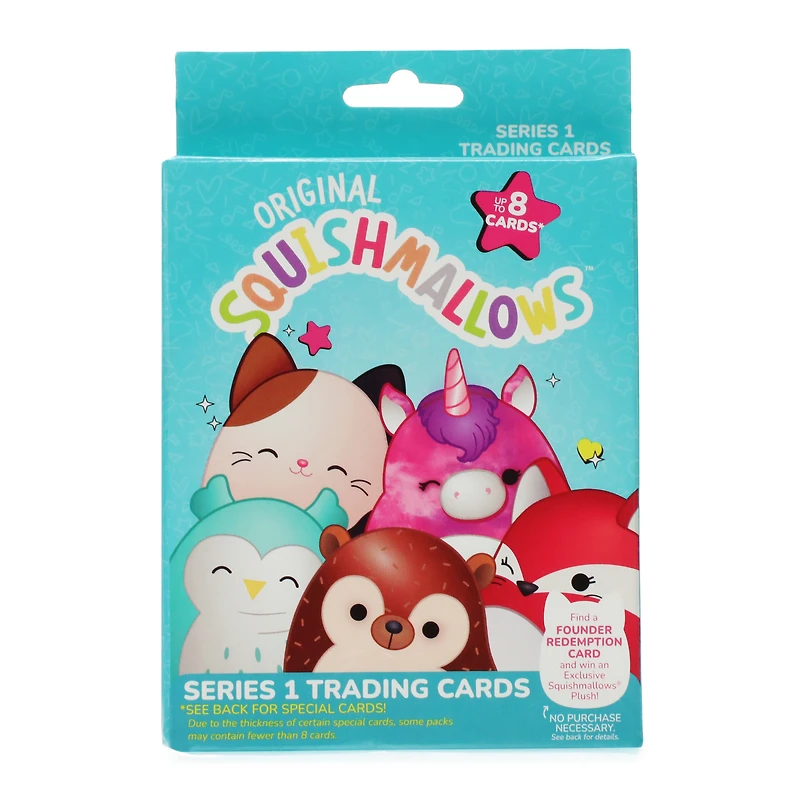 original squishmallows™ trading cards series 1 surprise pack