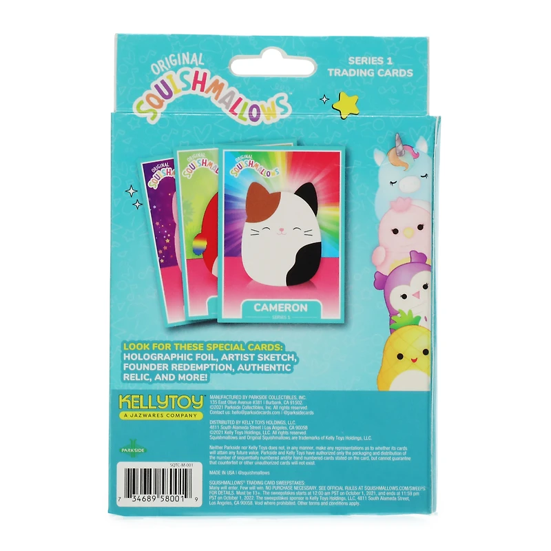 original squishmallows™ trading cards series 1 surprise pack