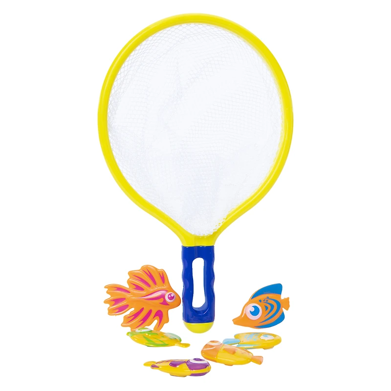 diving sharks & net pool toys 5-piece set