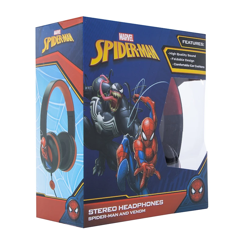 marvel® spiderman™ epic battles stereo headphones