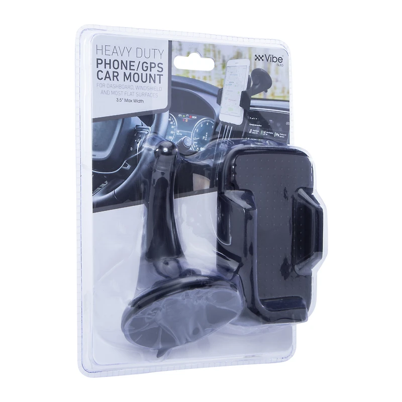 heavy-duty phone/gps suction car mount