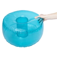 inflatable ottoman 20.5in x 11in