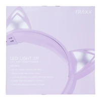 LED light up animal ears headphones - panda