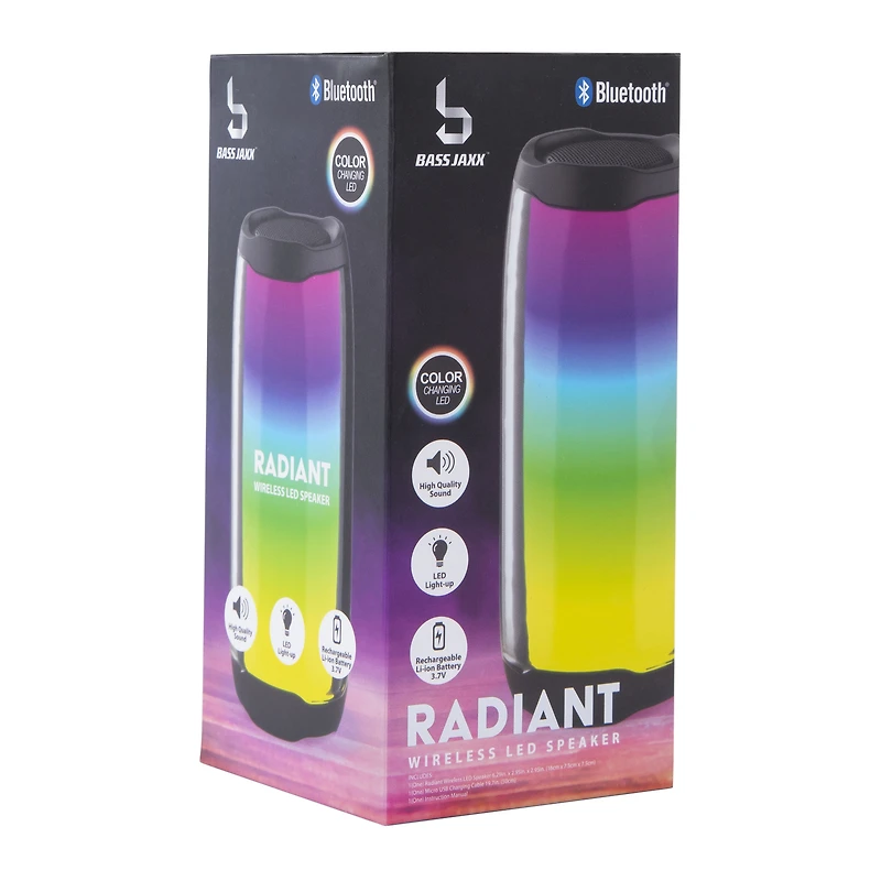 radiant wireless bluetooth® LED speaker
