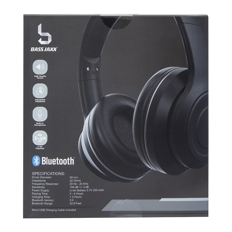 pulse wireless bluetooth® headphones w/ mic