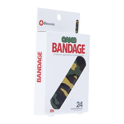 bioswiss® camo bandages 24-count
