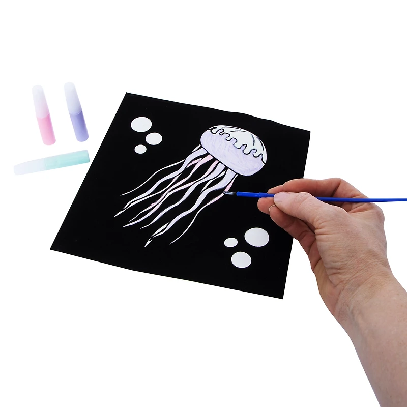 neon glow art kit - turtle